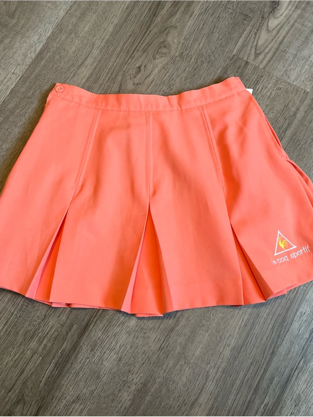 Le Coq Sportif Melon Pleated Athletic skirt
